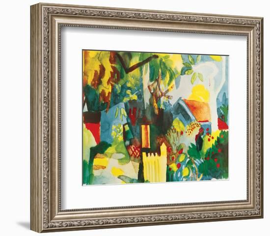 Landscape-Auguste Macke-Framed Premium Giclee Print