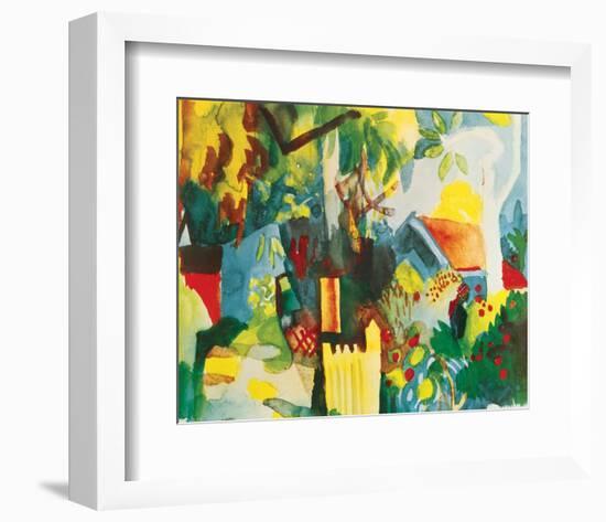 Landscape-Auguste Macke-Framed Premium Giclee Print