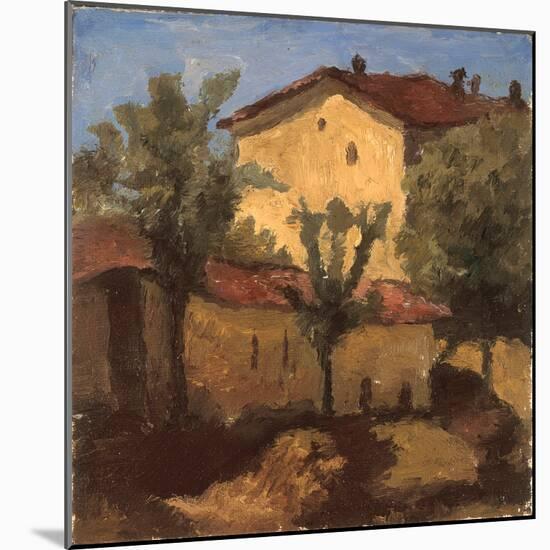 Landscape-Morandi Giorgio-Mounted Giclee Print