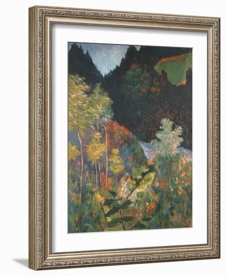 Landscape-Paul Gauguin-Framed Giclee Print