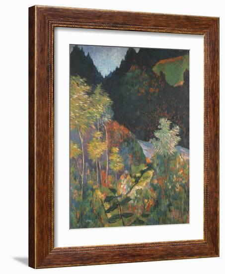 Landscape-Paul Gauguin-Framed Giclee Print