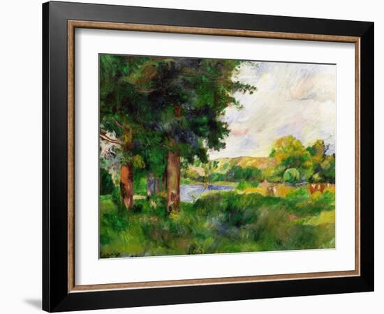 Landscape-Paul C?zanne-Framed Giclee Print