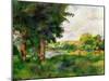 Landscape-Paul C?zanne-Mounted Giclee Print