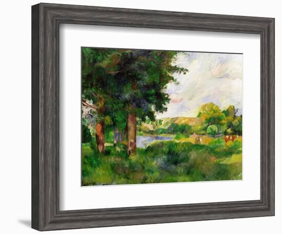 Landscape-Paul C?zanne-Framed Giclee Print