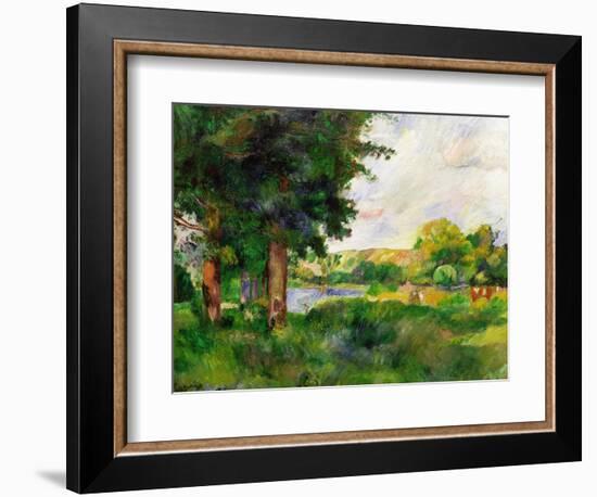Landscape-Paul C?zanne-Framed Giclee Print