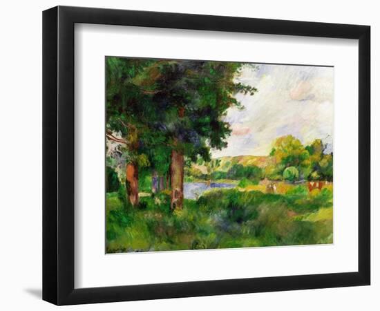Landscape-Paul C?zanne-Framed Giclee Print