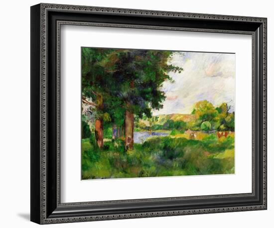 Landscape-Paul C?zanne-Framed Giclee Print