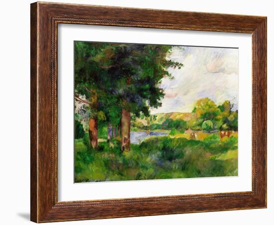 Landscape-Paul C?zanne-Framed Premium Giclee Print