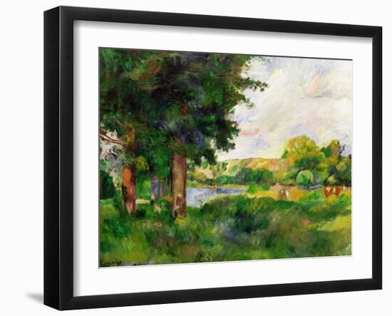 Landscape-Paul C?zanne-Framed Premium Giclee Print