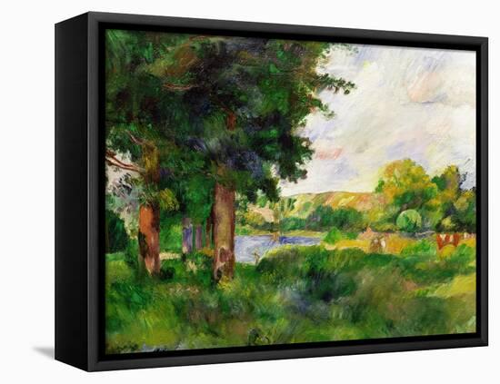 Landscape-Paul C?zanne-Framed Premier Image Canvas