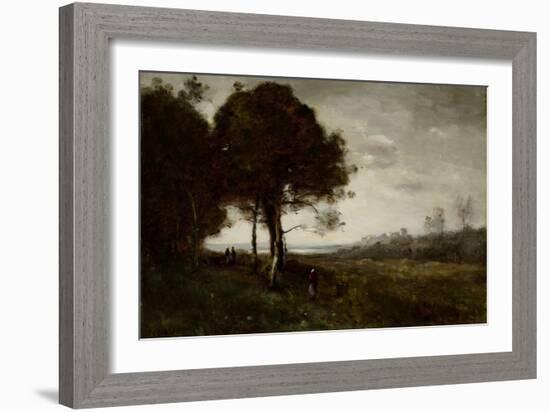 Landscape-Jean-Baptiste-Camille Corot-Framed Giclee Print