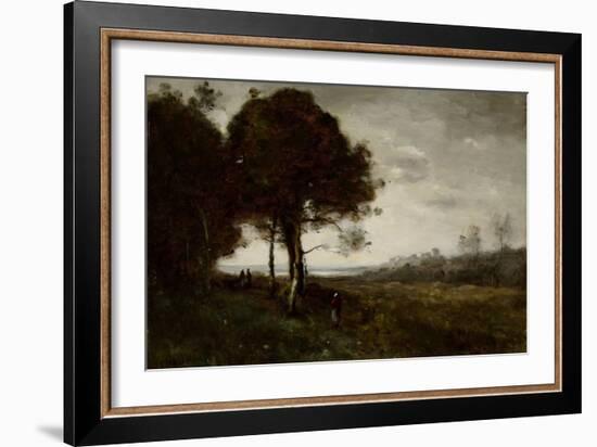 Landscape-Jean-Baptiste-Camille Corot-Framed Giclee Print