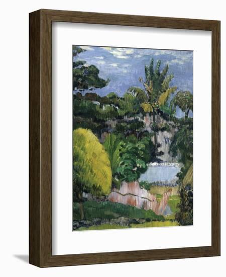 Landscape-Paul Gauguin-Framed Art Print