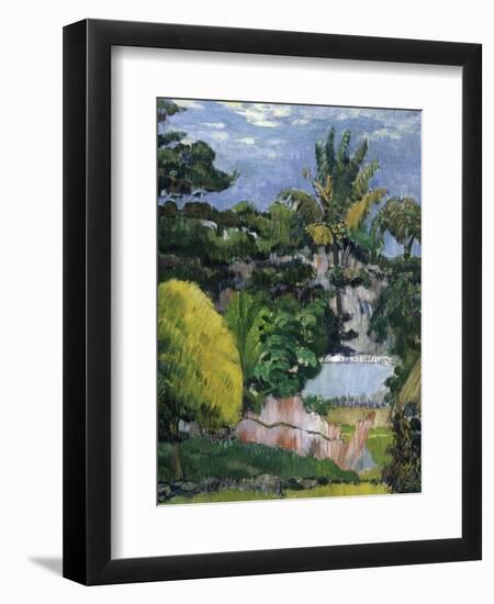 Landscape-Paul Gauguin-Framed Art Print