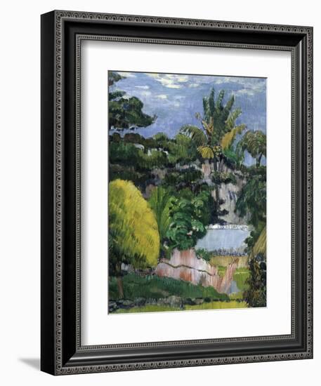 Landscape-Paul Gauguin-Framed Art Print