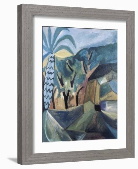 Landscape-Maria Blanchard-Framed Art Print