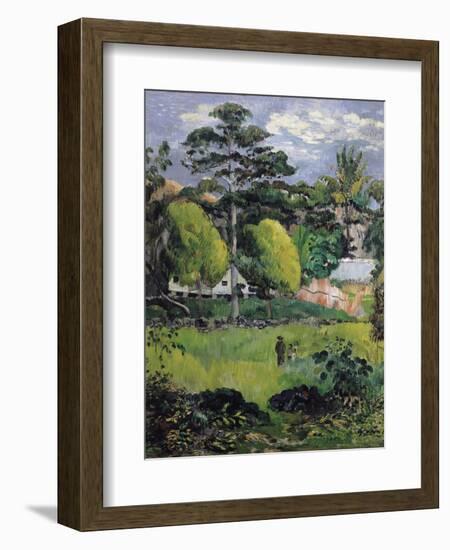 Landscape-Paul Gauguin-Framed Art Print