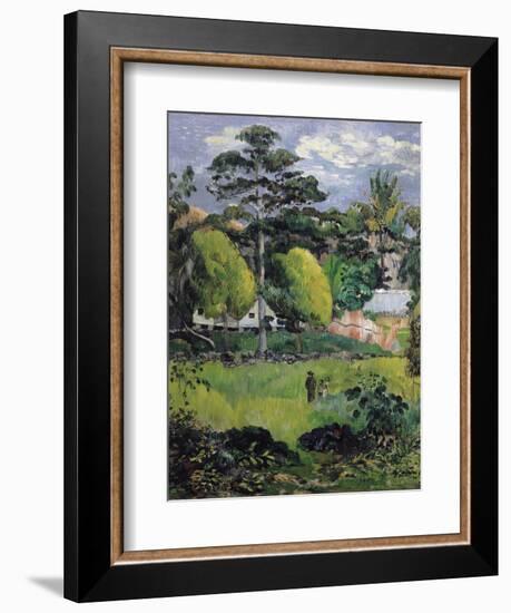 Landscape-Paul Gauguin-Framed Art Print