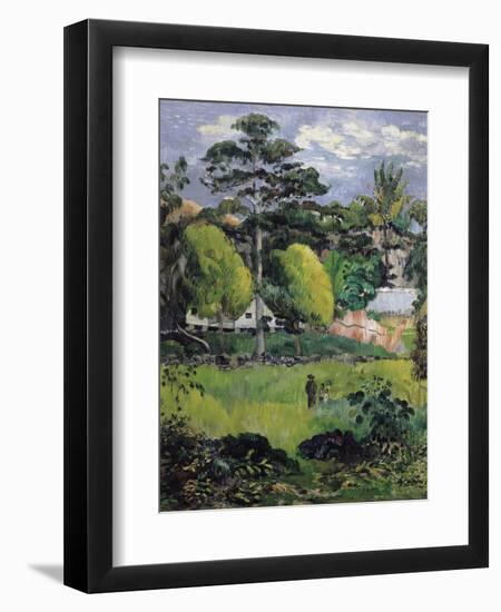 Landscape-Paul Gauguin-Framed Art Print