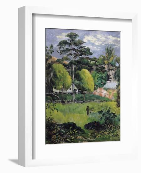 Landscape-Paul Gauguin-Framed Art Print