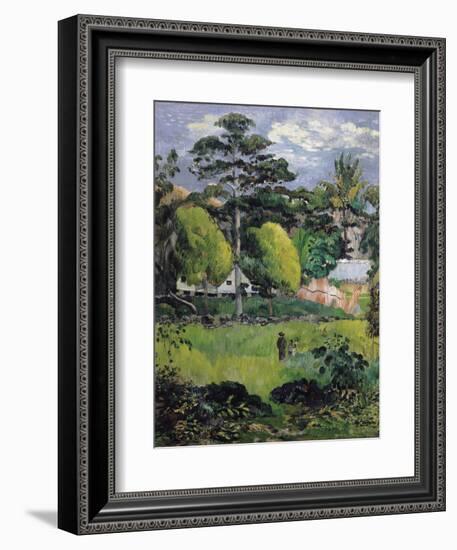 Landscape-Paul Gauguin-Framed Art Print