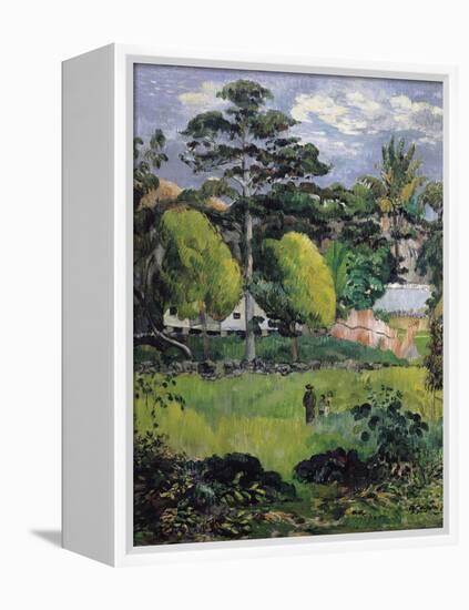 Landscape-Paul Gauguin-Framed Stretched Canvas