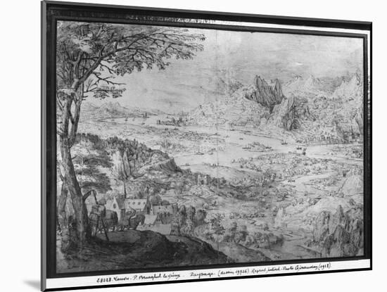 Landscape-Pieter Bruegel the Elder-Mounted Giclee Print