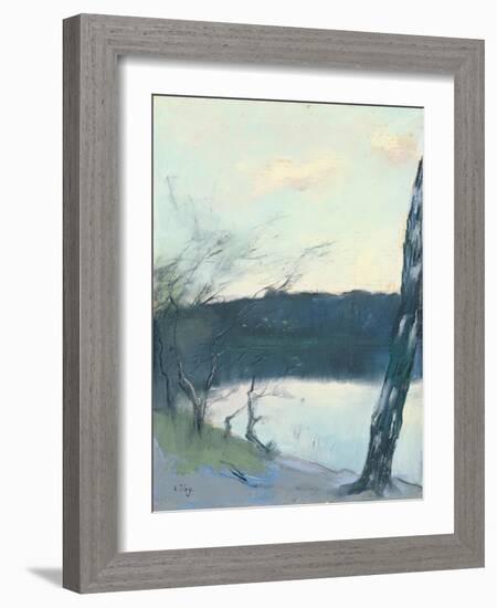 Landscape-Lesser Ury-Framed Giclee Print