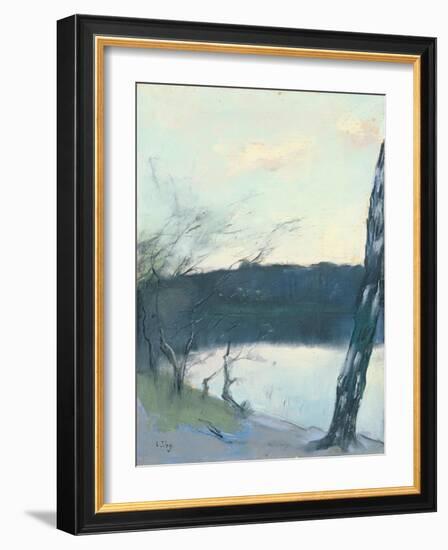 Landscape-Lesser Ury-Framed Giclee Print