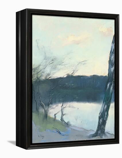 Landscape-Lesser Ury-Framed Premier Image Canvas