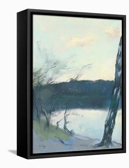 Landscape-Lesser Ury-Framed Premier Image Canvas