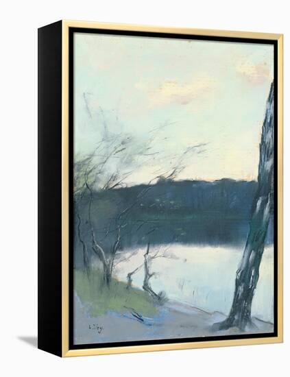 Landscape-Lesser Ury-Framed Premier Image Canvas