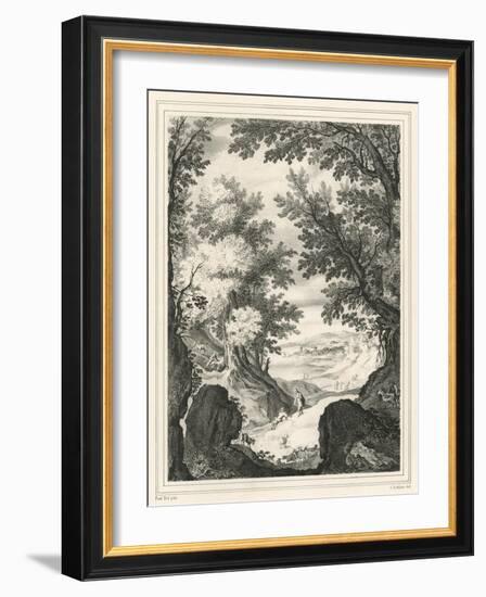 Landscape-Paul Brill Or Bril-Framed Giclee Print