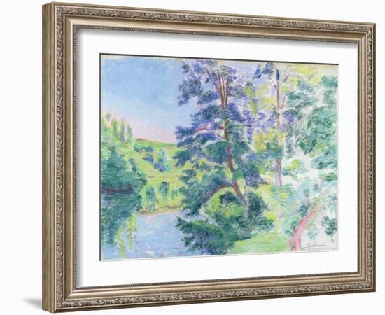 Landscape-Jean Baptiste Armand Guillaumin-Framed Giclee Print