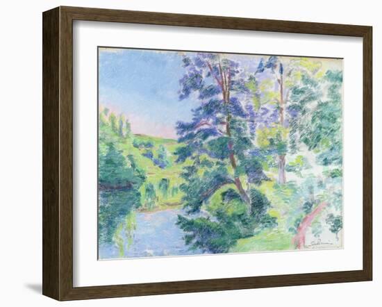 Landscape-Jean Baptiste Armand Guillaumin-Framed Giclee Print