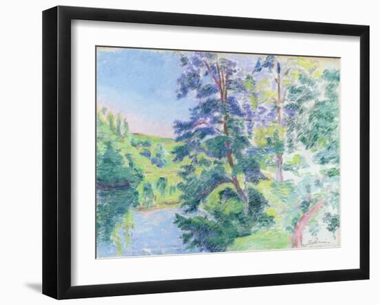 Landscape-Jean Baptiste Armand Guillaumin-Framed Giclee Print