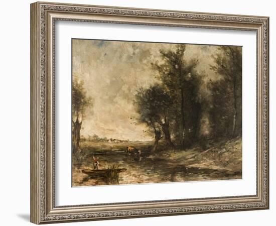 Landscape-Jean-Baptiste-Camille Corot-Framed Giclee Print