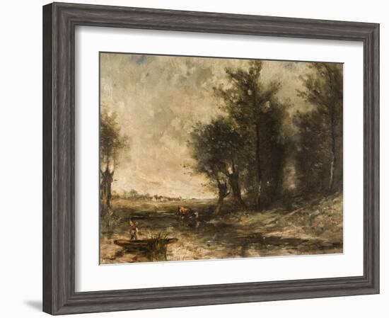 Landscape-Jean-Baptiste-Camille Corot-Framed Giclee Print