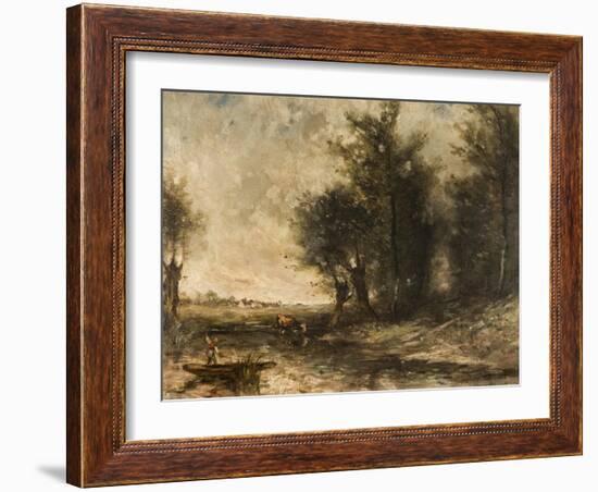 Landscape-Jean-Baptiste-Camille Corot-Framed Giclee Print