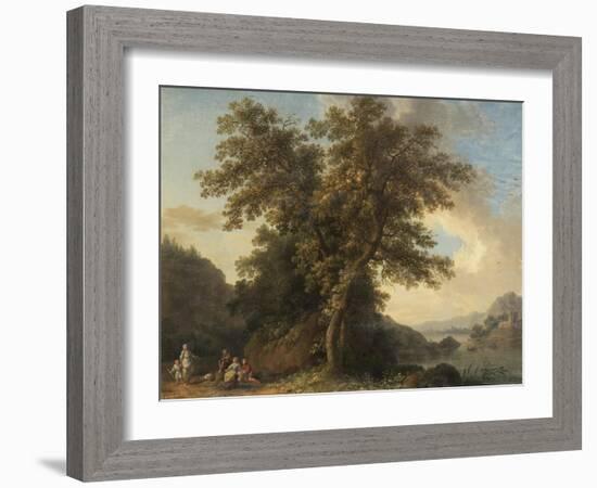 Landscape-Jacob-Philippe Hackert-Framed Giclee Print