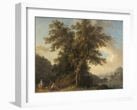 Landscape-Jacob-Philippe Hackert-Framed Giclee Print