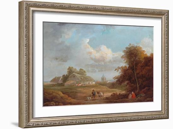 Landscape-George Morland-Framed Giclee Print