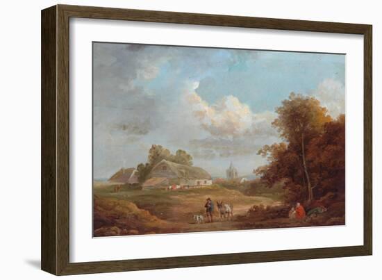 Landscape-George Morland-Framed Giclee Print