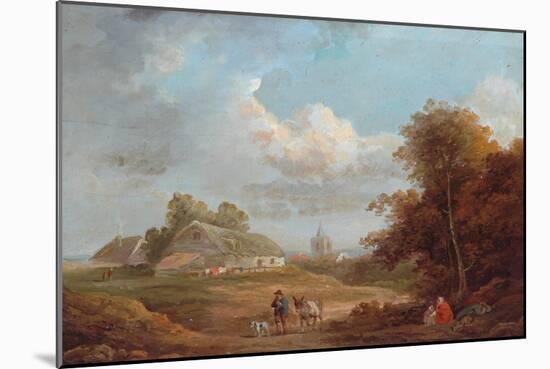 Landscape-George Morland-Mounted Giclee Print