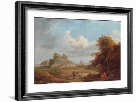 Landscape-George Morland-Framed Giclee Print