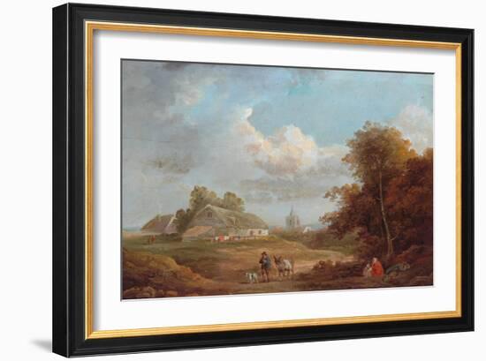 Landscape-George Morland-Framed Giclee Print