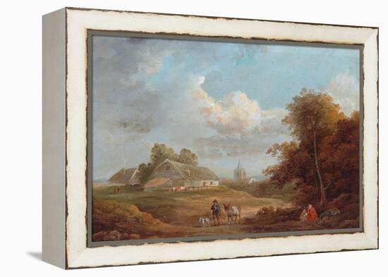 Landscape-George Morland-Framed Premier Image Canvas