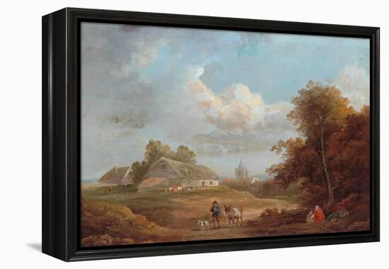 Landscape-George Morland-Framed Premier Image Canvas