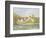 Landschaft bei Pontoise-Camille Pissarro-Framed Giclee Print