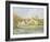 Landschaft bei Pontoise-Camille Pissarro-Framed Giclee Print